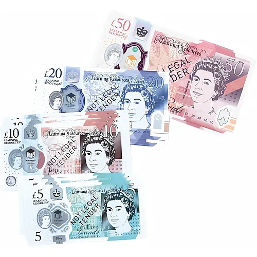 Learning Resources Set ENGLISCHES Geld (50 BANKNOTEN)