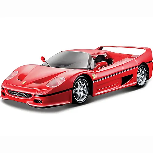 Bburago 1:24 Race & Play Ferrari F50 Rot