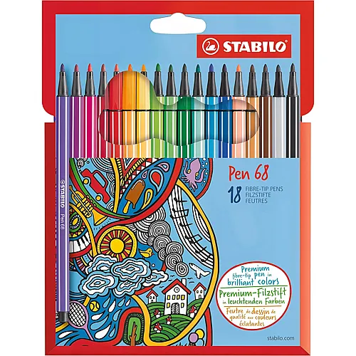 Stabilo Pen 68 Fasermaler