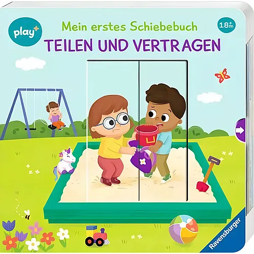 Play+ Mein erstes Schiebebuch: Teilen und vertragen