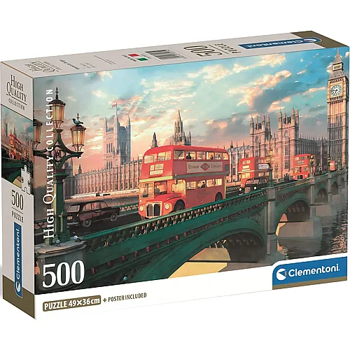 Clementoni Puzzle Westminster-Br�cke (500Teile)