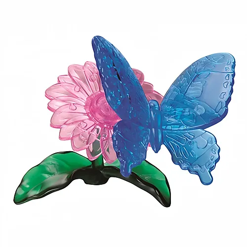 HCM Kinzel Crystal Puzzle Die Blume und der Schmetterling - 38 Teile