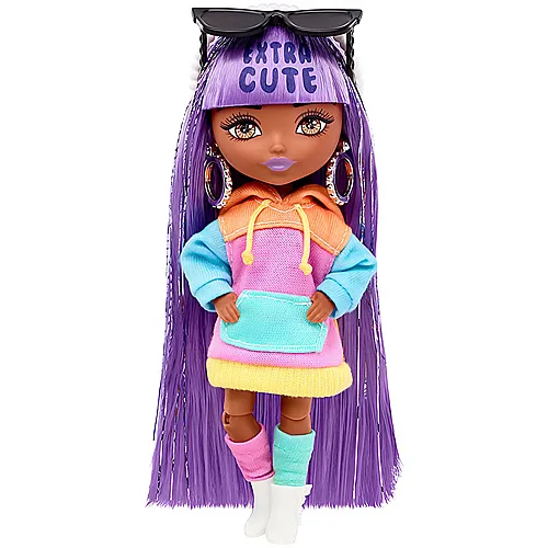 Minis Puppe mit lavendelfarbenen Haar