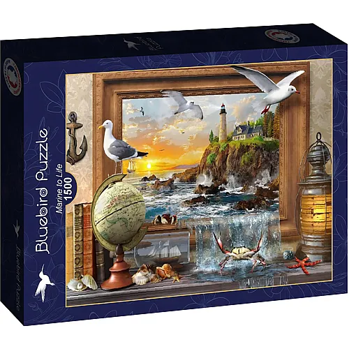 Bluebird Puzzle Dominic Davison Marine to Life - 1500 Teile