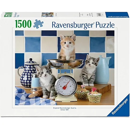 Kätzchen in der Küche 1500Teile