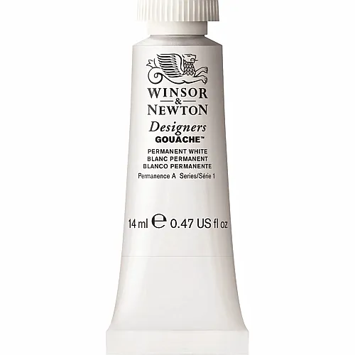 Winsor & Newton Designers Gouache Wasserbasierte K�nstlerfarbe Permanentweiss - 14 ml