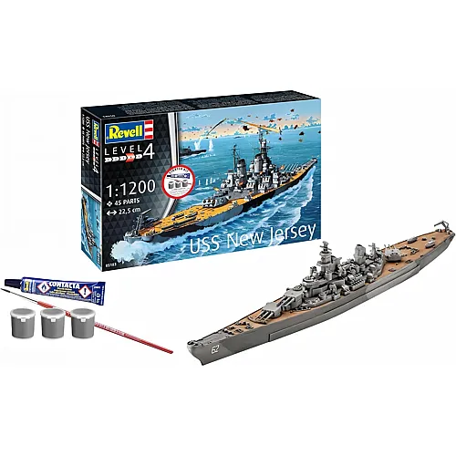 Revell Starter Kit Battleship USS New Jersey