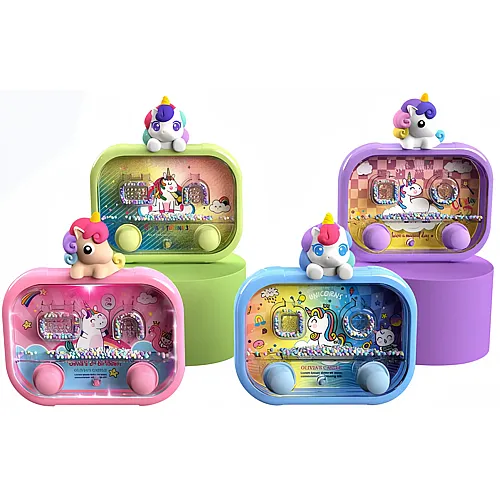 Sombo Water Game Einhorn ass. Displ. mit Licht, 4-fach assortiert