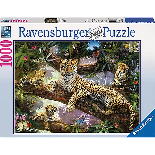 Ravensburger Puzzle Stolze Leoparden (1000Teile)