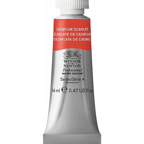 Winsor & Newton W&n Prof. Water Colour 14ml Tube Kadmiumscharlach