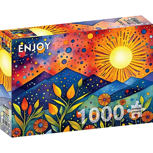 Enjoy Puzzle Regen bei Sonnenuntergang - 1000 Teile
