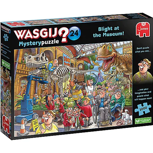 Jumbo Puzzle Wasgij Mystery 24 - Blight at the Museum (1000Teile)