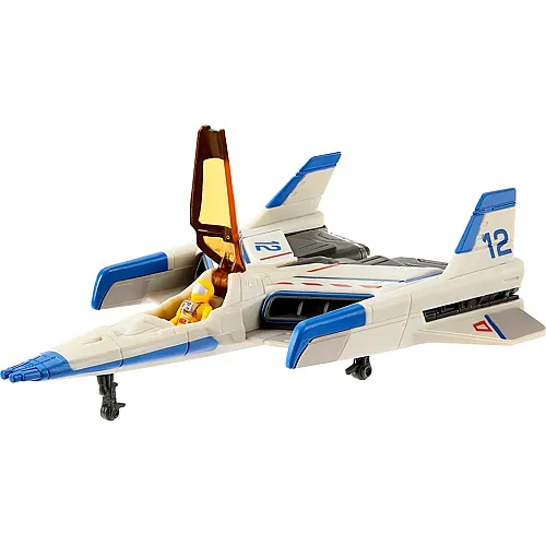 Mattel Hyperspeed Series, Buzz Lightyear Mini Actionfigur und Raumschiff XL-12, Raumschiff, 15,7