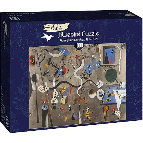 Bluebird Puzzle Joan Miro The Harlequin's Carnival, 1924-1925 - 1000 Teile