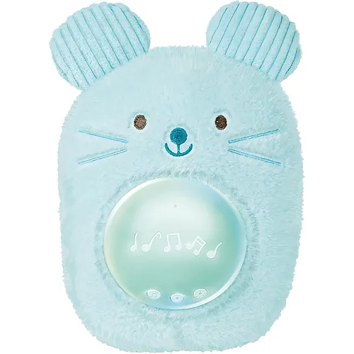 Musik-Pl�schmaus mit Schlaflicht Mint