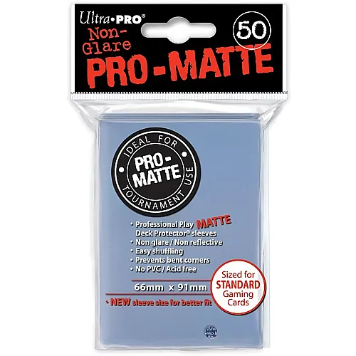 Ultra Pro Clear PRO-Matte Deck Protector Standard (50)