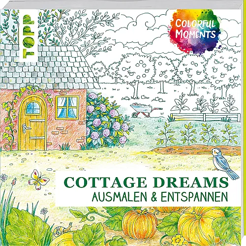 Frechverlag Topp Malbuch Colorful Moments - Cottage