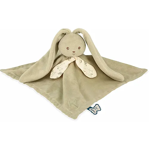 Schmusetuch Hase Gr�n - 30 cm