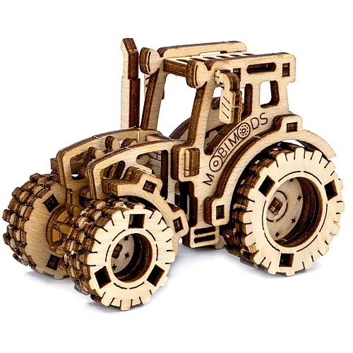 Wooden City Holzmodel 3D Work Horse Traktor Fendt 210, 60 Teile, ohne Kleber, Sperrholz, ab 8 Jahren