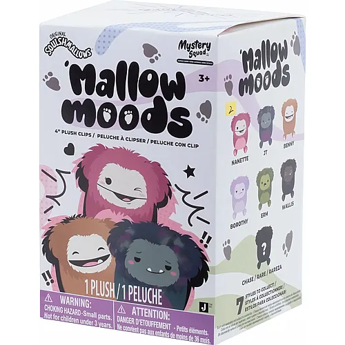 Jazwares Squishmallows Mallow Moods 10cm Clip-On's / Blindpacks