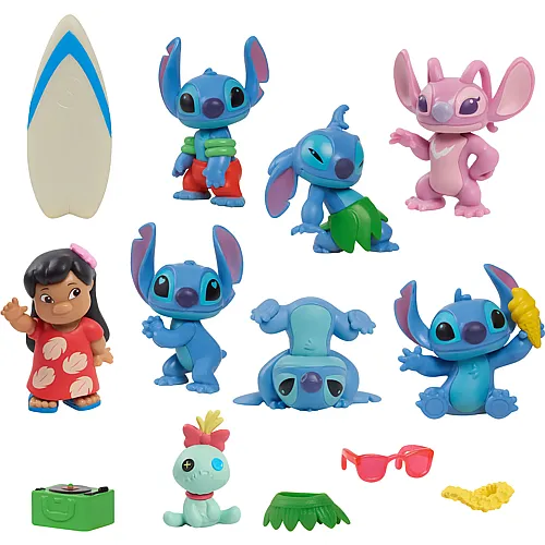 Spectron Lilo & Stitch Stitch Deluxe Figuren-Spielset, 13-teilig.