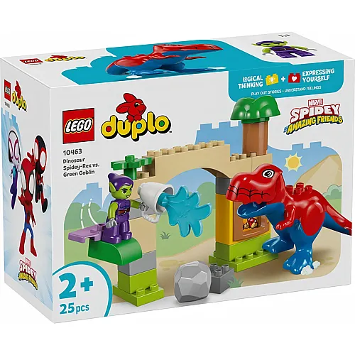 LEGO DUPLO Spiderman Spidey-Rex Dinosaurier vs.  Gr�ner Kobold (10463)