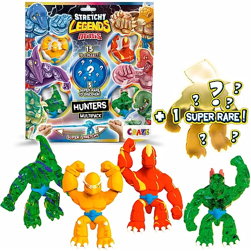 Craze Stretchy Legends Minis Multipack Hunters - 5 Teile