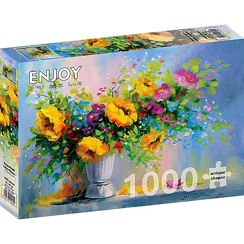 Enjoy Puzzle Bouquet with Yellow Flowers - 1000 Teile