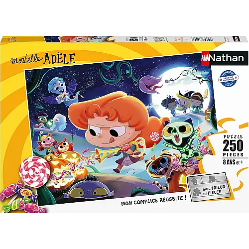 Nathan Puzzle Halloween mit t�dlicher Adele - 250 Teile