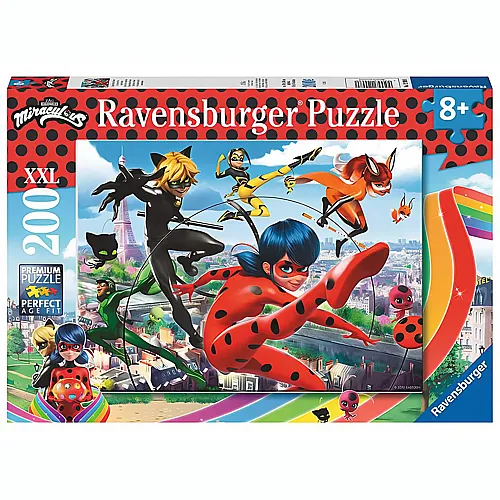 Ravensburger Puzzle Miraculous Superhelden-Power (200XXL)