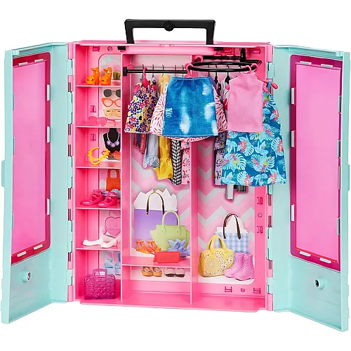 Barbie Fashions Kleiderschrank mit Kleidung und Accessoires