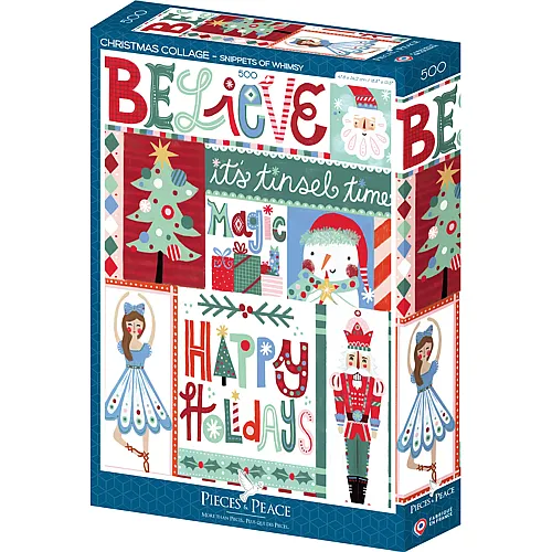 Pieces & Peace Puzzle Weihnachts-Collage (500Teile)