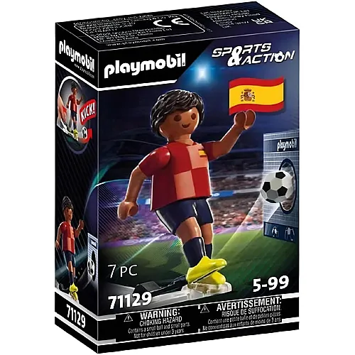 PLAYMOBIL Sports & Action Fu�ballspieler Spanien 71129