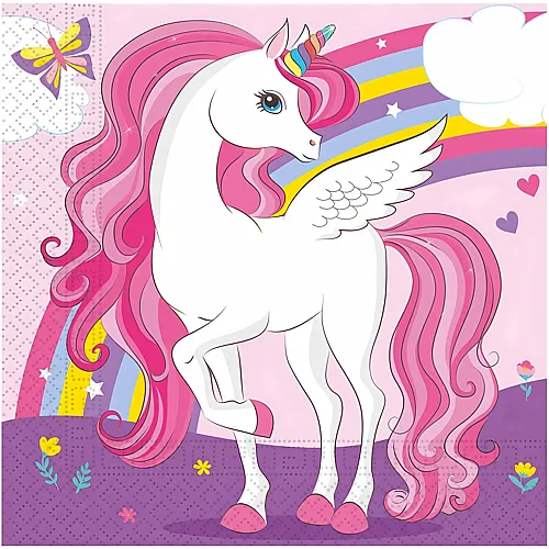 Papierservietten Einhorn 20Teile