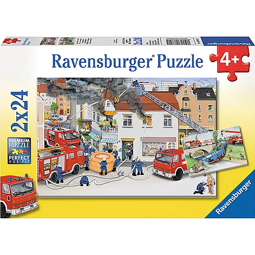 Ravensburger Puzzle Feuerwehr (2x24)