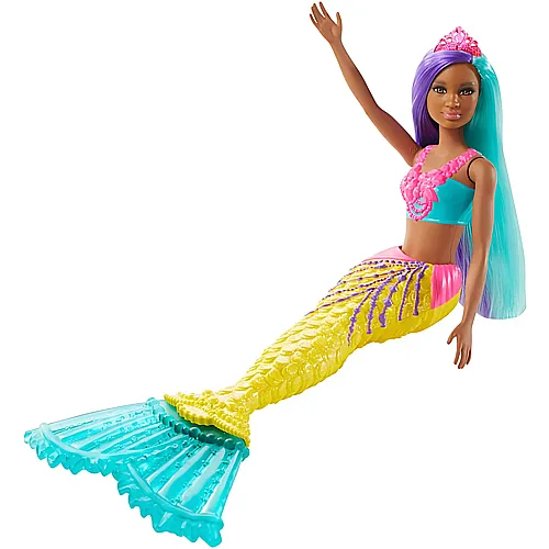 Barbie Dreamtopia Meerjungfrau Puppe (trkis- und lilafarbenes Haar)