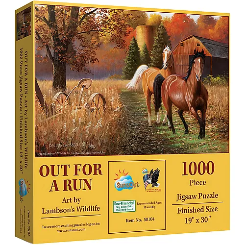 SunsOut Puzzle Out for a Run - 1000 Teile