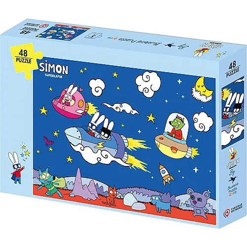 Bluebird Puzzle Simon im Weltraum - 48 Teile