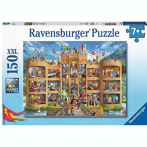 Ravensburger Puzzle Blick in die Ritterburg (150XXL)