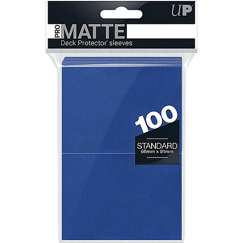 Ultra Pro PRO-Matte Deck Protector Standard blau (100Teile)