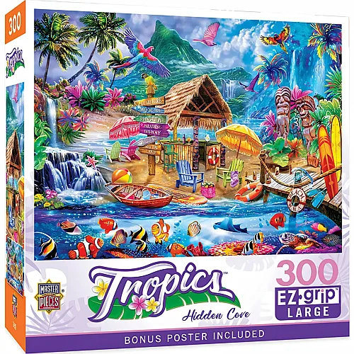 Master Pieces Puzzle Tropics Versteckte Bucht (300Teile)