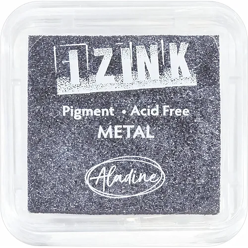 Aladine Izink Stempelkissen M Silber Metall