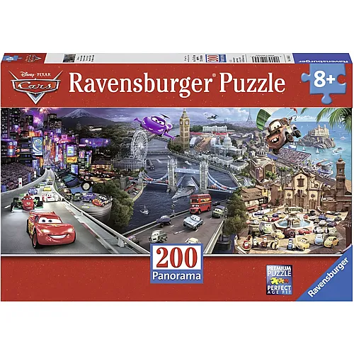 Ravensburger Puzzle Panorama Disney Cars - 200 Teile