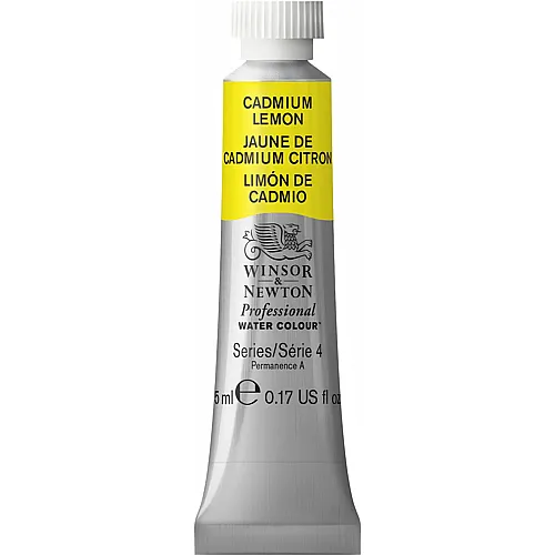 Winsor & Newton W&n Prof. Water Colour 5ml Tube Kadmiumgelfb Zitron
