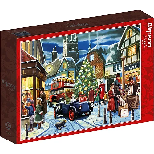 Alipson Puzzle Weihnachten Strassen (1500Teile)