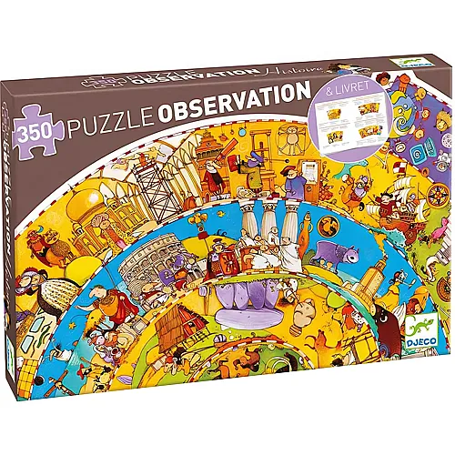 Djeco Puzzle Observation Zeitreise (350Teile)