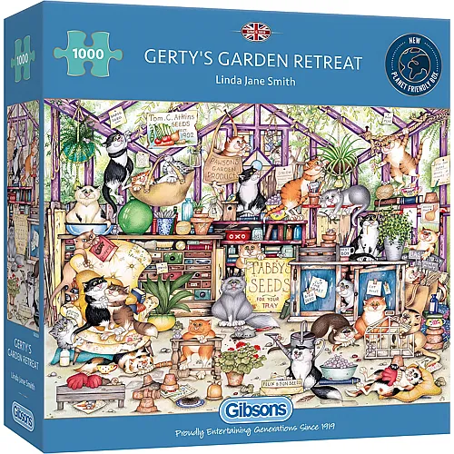 Gibsons Puzzle Linda Jane Smith Gerty's Garden Retreat - 1000 Teile