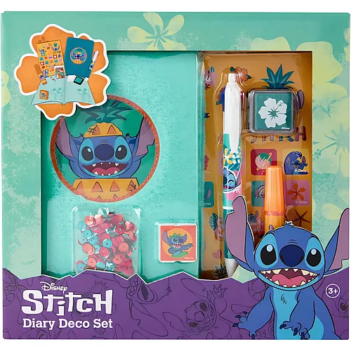 Stitch Tagebuch- und Bastelset mit Fluffy Tagebuch