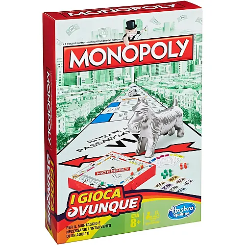 Hasbro Gaming Monopoly I Gioca Vunque - Italiano