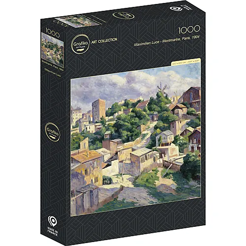 Grafika Puzzle Art Collection Maximilien Luce Montmartre, Paris, 1904 - 1000 Teile
